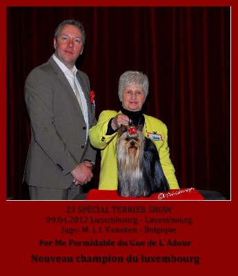 du Gué de l'Adour - New Champion Luxembourg